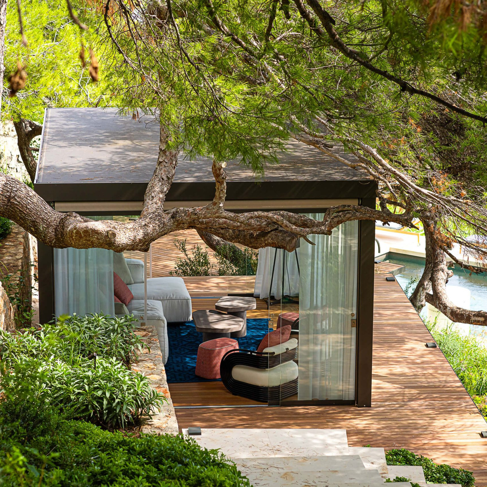 Lodge / pergola - gazebo / Cap Ferrat / Nice / France / Unosider
